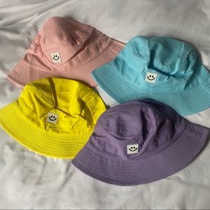 Colorful bucket hats